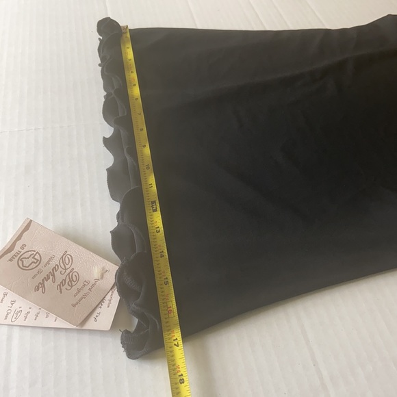 Pat Dahnke One Shoulder Black Top size small NWT - Picture 9 of 9